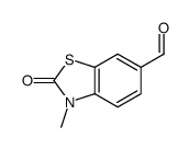 3-methyl-2-oxo-1,3-benzothiazole-6-carbaldehyde Structure