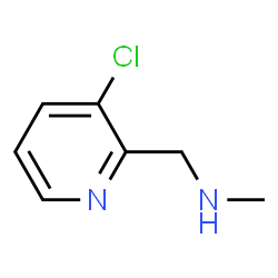 1-(3-Chloropyridin-2-yl)-N-methylmethanamine结构式