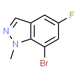 7-Bromo-5-fluoro-1-methyl-1H-indazole图片