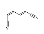 3-methylhexa-2,4-dienedinitrile结构式