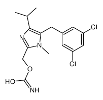 [5-[(3,5-dichlorophenyl)methyl]-1-methyl-4-propan-2-ylimidazol-2-yl]methyl carbamate Structure