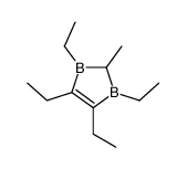 1,3,4,5-tetraethyl-2-methyl-2H-1,3-diborole结构式