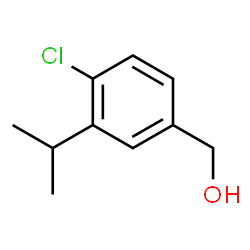 (4-Chloro-3-isopropylphenyl)methanol Structure