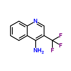3-(三氟甲基)喹啉-4-胺结构式
