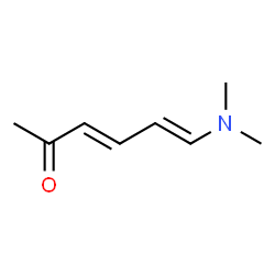3,5-Hexadien-2-one, 6-(dimethylamino)-, (E,E)- (9CI)结构式