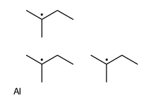 tris(2-methylbutan-2-yl)alumane结构式