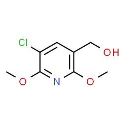 5-Chloro-2,6-dimethoxypyridine-3-methanol结构式
