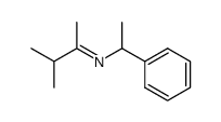 N-<3-Methyl-butyliden-(2)>-DL-α-phenyl-ethylamin Structure