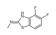 2-Benzothiazolamine,4,5-difluoro-N-methyl-(9CI) Structure