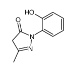 2-(2-hydroxyphenyl)-5-methyl-4H-pyrazol-3-one Structure