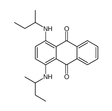 1,4-bis(butan-2-ylamino)anthracene-9,10-dione结构式