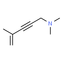 N,N,4-Trimethyl-4-penten-2-yn-1-amine structure