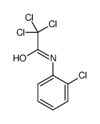 ACETAMIDE, 2,2,2-TRICHLORO-N-(2-CHLOROPHENYL)-结构式