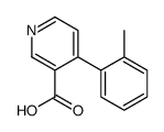 4-(2-methylphenyl)pyridine-3-carboxylic acid结构式