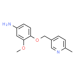 3-Methoxy-4-[(6-methyl-3-pyridinyl)methoxy]aniline picture