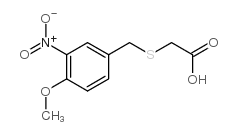 [(4-甲氧基-3-硝基苄基)硫代]乙酸结构式