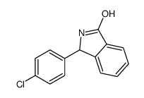 1-(4-氯苯基)-3-氧代异吲哚啉结构式