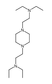 2-[4-[2-(diethylamino)ethyl]piperazin-1-yl]-N,N-diethylethanamine结构式