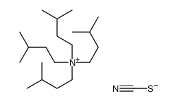 tetrakis(3-methylbutyl)azanium,thiocyanate Structure