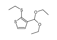 3-(diethoxymethyl)-2-ethylsulfanylthiophene结构式
