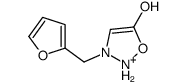 3-(furan-2-ylmethyl)-2H-oxadiazol-2-ium-5-ol Structure