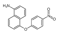 5-(4-nitrophenoxy)naphthalen-1-amine结构式