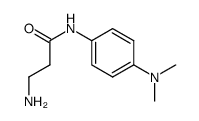 N~1~-[4-(dimethylamino)phenyl]-beta-alaninamide(SALTDATA: 2HCl)结构式