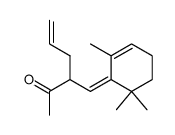 5-Hexen-2-one,3-[(2,6,6-trimethyl-2-cyclohexen-1-ylidene)methyl]-结构式