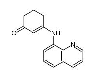 3-[8'-quinolinylamino]cyclohex-2-en-1-one结构式