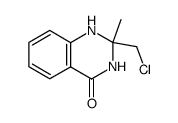 2-(氯甲基)-2-甲基-2,3-二氢-4(1H)-喹唑啉酮结构式