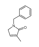 1,5-dihydro-3-methyl-1-(phenylmethyl)-2(2H)-pyrrolone Structure