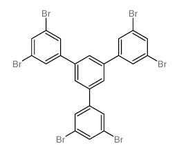 3,3'',5,5''-Tetrabromo-5'-(3,5-dibromophenyl)-1,1':3',1''-terphenyl Structure