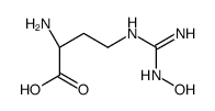 (S)-2-氨基-4-(3-羟基胍基)丁酸二盐酸盐结构式