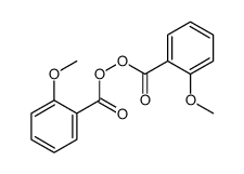 (2-methoxybenzoyl) 2-methoxybenzenecarboperoxoate结构式
