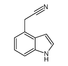 2-(1H-indol-4-yl)acetonitrile picture