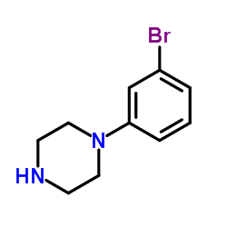 1-(3-Bromophenyl)piperazine Structure