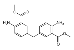 methyl 2-amino-5-[(4-amino-3-methoxycarbonylphenyl)methyl]benzoate结构式