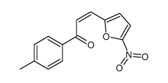 (Z)-1-(4-methylphenyl)-3-(5-nitrofuran-2-yl)prop-2-en-1-one结构式