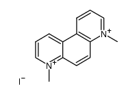 4,7-Dimethyl-4,7-phenanthrolinium diiodide结构式