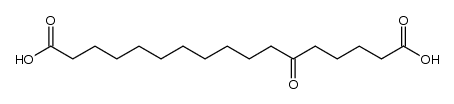 6-Oxo-pentadecan-dicarbonsaeure-(1,15) Structure