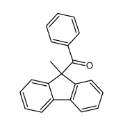 9-benzoyl-9-methylfluorene Structure