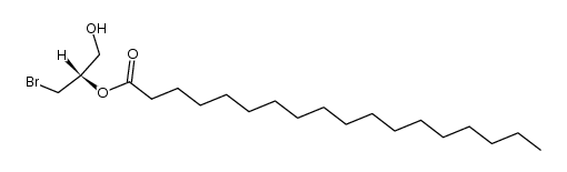 1-Brom-2-stearoyl-1-deoxy-sn-glycerin结构式