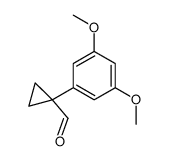 1-(3,5-dimethoxyphenyl)cyclopropane-1-carbaldehyde结构式