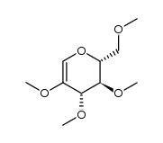 1,5-anhydro-2,3,4,6-tetra-O-methyl-D-arabino-hex-1-enitol Structure