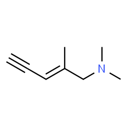 2-Penten-4-yn-1-amine,N,N,2-trimethyl-,(2E)-(9CI) Structure