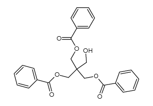 3-O-benzoyl-2,2-bis(benzoyloxymethyl)-1,3-propanediol结构式