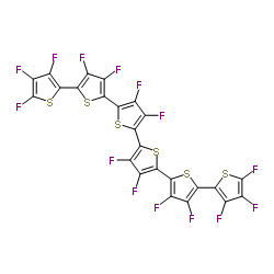 Perfluoro-alpha-sexithiophene Structure