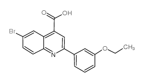 6-BROMO-2-(3-ETHOXYPHENYL)QUINOLINE-4-CARBOXYLICACID picture