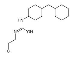 1-(2-chloroethyl)-3-[4-(cyclohexylmethyl)cyclohexyl]urea Structure