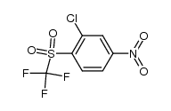 (2-chloro-4-nitro-phenyl)-trifluoromethyl sulfone Structure